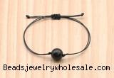 CGB9947 Fashion 12mm golden obsidian adjustable bracelet jewelry