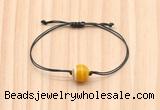 CGB9955 Fashion 12mm yellow banded agate adjustable bracelet jewelry