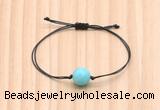 CGB9981 Fashion 12mm amazonite gemstone adjustable bracelet jewelry