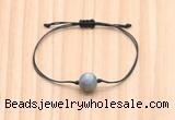 CGB9983 Fashion 12mm labradorite gemstone adjustable bracelet jewelry