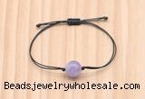 CGB9995 Fashion 12mm lavender amethyst adjustable bracelet jewelry