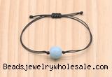 CGB9997 Fashion 12mm aquamarine adjustable bracelet jewelry