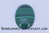 CGC14 30*40mm oval natural malachite gemstone cabochons wholesale