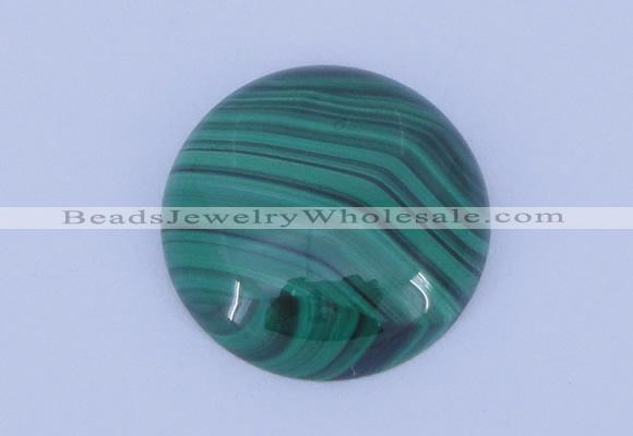 CGC16 20pcs 5mm flat round natural malachite gemstone cabochons