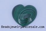 CGC34 5pcs 15*15mm heart natural malachite gemstone cabochons