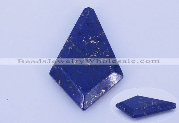 CGC53 21*31mm rhombus natural lapis lazuli gemstone cabochons