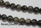 CGE102 15.5 inches 8mm round glaucophane gemstone beads