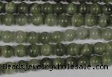 CGH02 15.5 inches 6mm round green hair stone beads wholesale