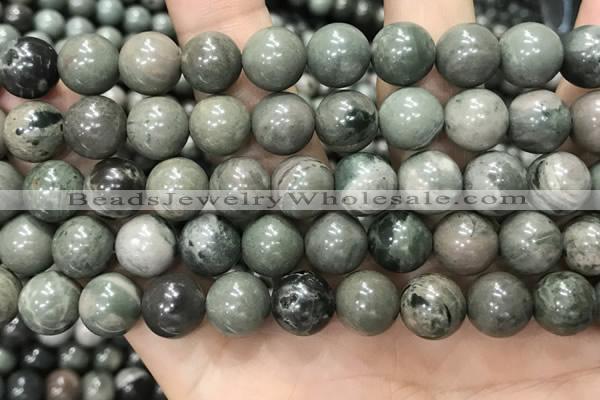 CGJ514 15.5 inches 12mm round green forst jasper beads wholesale