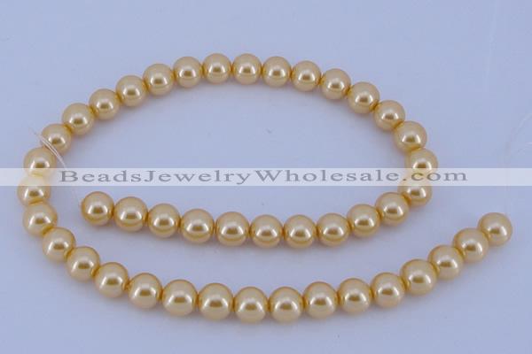 CGL61 2PCS 16 inches 25mm round dyed plastic pearl beads wholesale