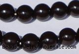 CGL897 10PCS 16 inches 6mm round heated glass pearl beads wholesale