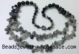 CGN545 27 inches fashion mixed gemstone beaded necklaces