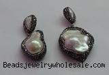 CGP1505 22*50mm - 33*60mm nuggets pearl pendants wholesale