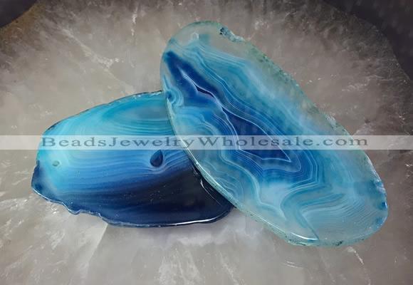 CGP2005 35*65mm - 65*100mm freeform agate slab pendants