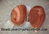 CGP2015 30*50mm - 50*80mm freeform agate slab pendants wholesale