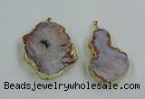 CGP3440 30*45mm - 45*55mm freeform south red agate pendants