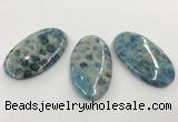 CGP3545 35*50mm oval chrysanthemum agate slab pendants