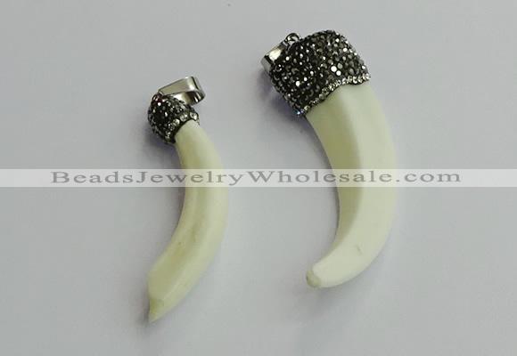 CGP621 10*45mm - 15*60mm pig tooth pendants wholesale