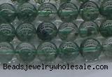 CGQ501 15.5 inches 6mm round imitation green phantom quartz beads