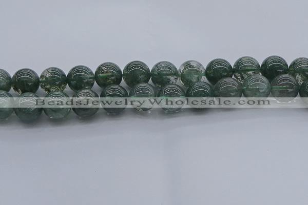 CGQ506 15.5 inches 16mm round imitation green phantom quartz beads