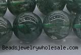 CGQ507 15.5 inches 18mm round imitation green phantom quartz beads