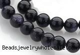 CGS01 15 inches 8mm round blue goldstone beads Wholesale