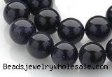 CGS03 15 inches 12mm round blue goldstone beads Wholesale