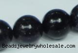 CGS104 15.5 inches 20mm round blue goldstone beads wholesale
