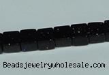 CGS118 15.5 inches 8*8mm cube blue goldstone beads wholesale