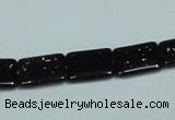 CGS129 15.5 inches 10*14mm rectangle blue goldstone beads wholesale