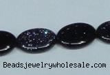 CGS135 15.5 inches 13*18mm oval blue goldstone beads wholesale