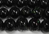 CGS402 15.5 inches 8mm round green goldstone beads wholesale