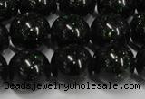 CGS404 15.5 inches 12mm round green goldstone beads wholesale