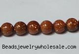 CGS51 15.5 inches 8mm round goldstone beads wholesale