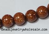 CGS86 15.5 inches 10mm round goldstone beads wholesale