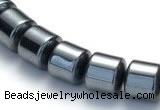 CHE03 16 inches 7mm column shape hematite beads Wholesale