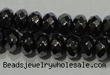 CHE103 15.5 inches 4*6mm faceted rondelle hematite beads wholesale