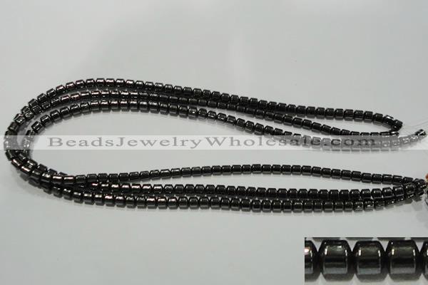 CHE116 15.5 inches 5*5mm tyre hematite beads wholesale