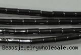 CHE120 15.5 inches 2*4mm tube hematite beads wholesale