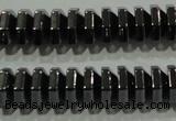 CHE134 15.5 inches 3*6mm pyramid hematite beads wholesale