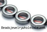 CHE15 16 inches 12mm donut shape hematite beads Wholesale