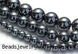 CHE18 16 inches 4mm & 6mm & 8mm round hematite beads Wholesale