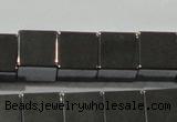 CHE183 15.5 inches 8*8mm cube hematite beads wholesale