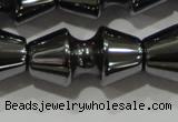 CHE210 15.5 inches 10*20mm dumbbell hematite beads wholesale