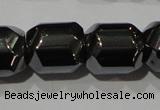 CHE230 15.5 inches 10*12mm hematite beads wholesale