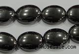 CHE279 15.5 inches 13*18mm oval hematite beads wholesale