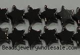 CHE293 15.5 inches 6mm star hematite beads wholesale