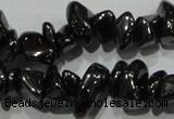 CHE307 15.5 inches 4*6mm – 8*12mm hematite chips beads wholesale