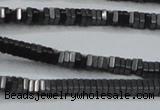 CHE412 15.5 inches 1*4*4mm square matte hematite beads wholesale