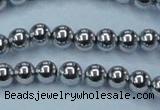 CHE426 15.5 inches 10mm round plated hematite beads wholesale